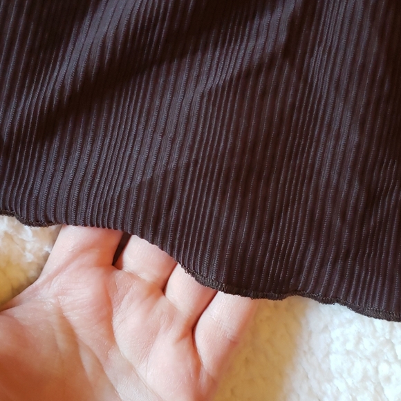 Tie Front Ribbed Textured Bikini Bottom Cover-up - Picture 5 of 5